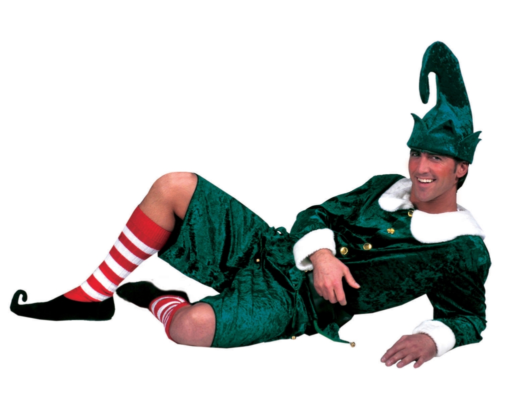 Supplement geluk de sneeuw Kostuum "Funny Elf" Volwassen - Ooms Feestwinkel