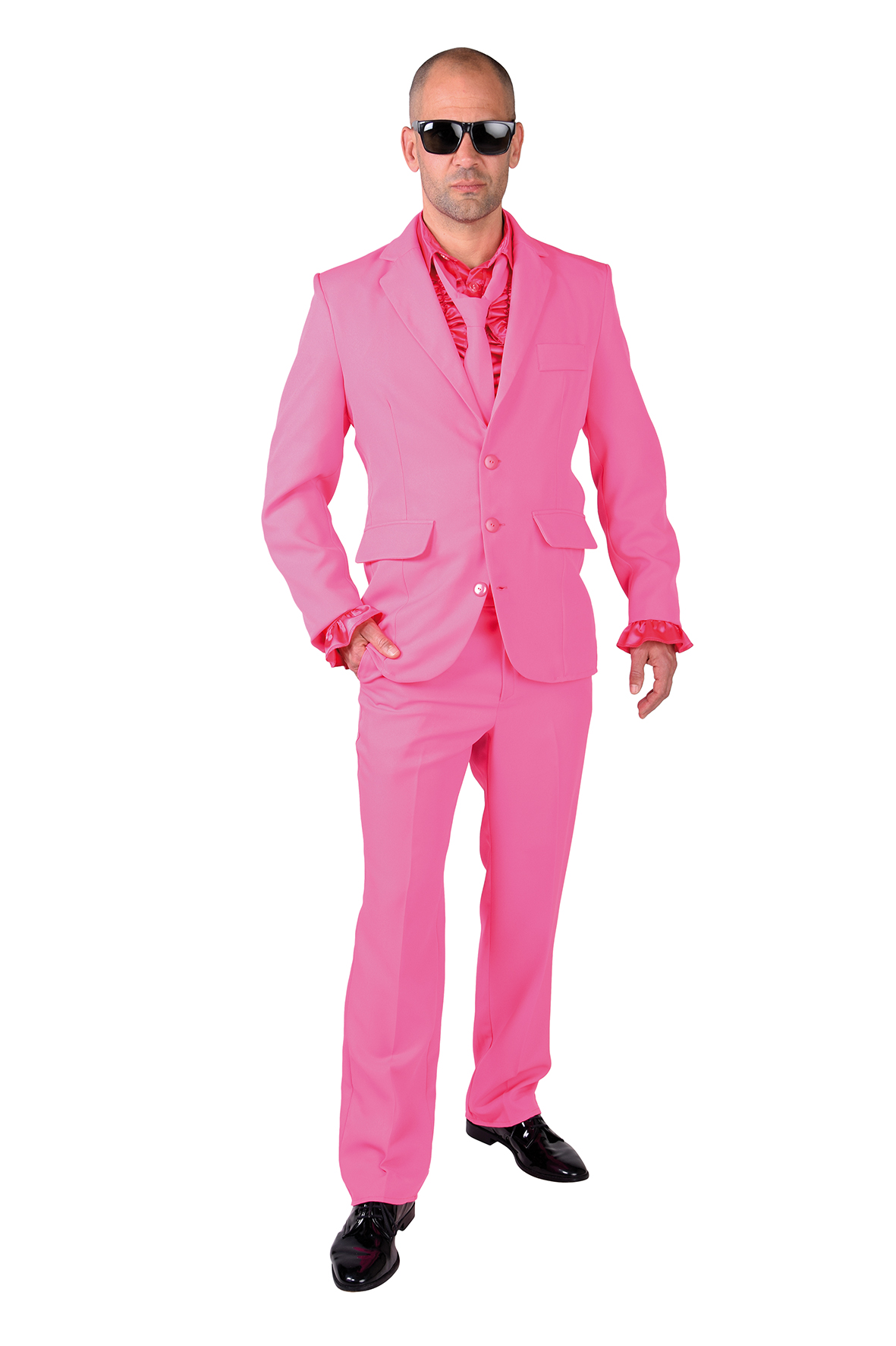 Fokken Struikelen Overstijgen Kostuum Magic Suit Roze Heren - Ooms Feestwinkel