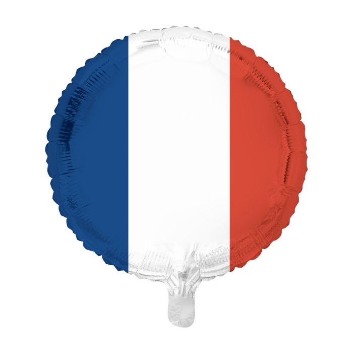 Folieballon Franse Vlag 46cm