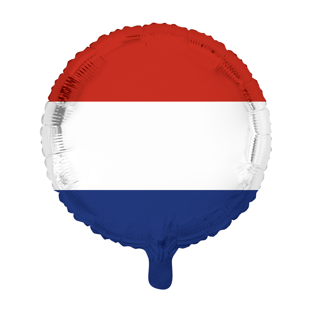 Folieballon Nederlandse Vlag 46cm