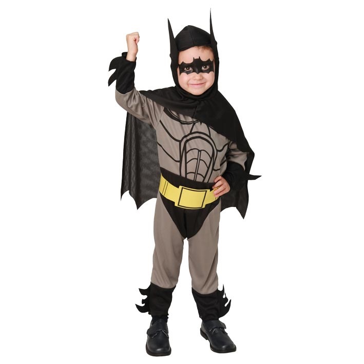 Monet Wacht even . Kostuum Batman/Vleermuisheld Kind 3-4jaar - Ooms Feestwinkel