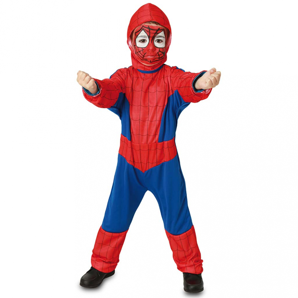 moeilijk bossen uitvoeren Kostuum Spiderman/Spinnenheld Kind 3-4jaar - Ooms Feestwinkel