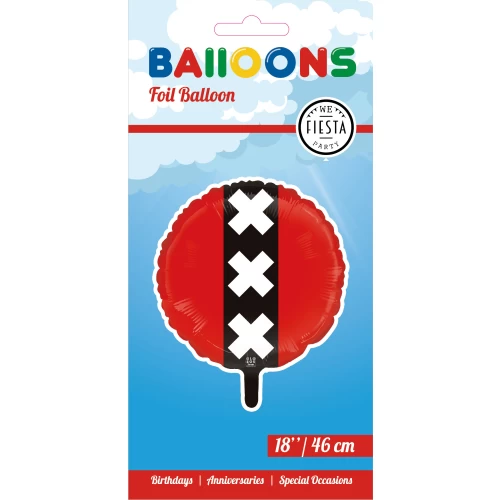 Folieballon Amsterdam 46cm