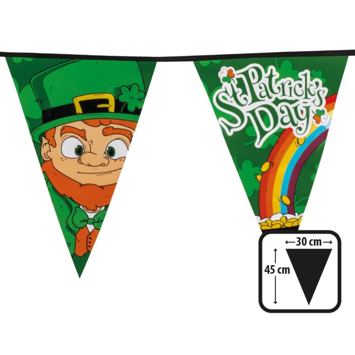 8m Vlaggenlijn XL St.Patrick's Day