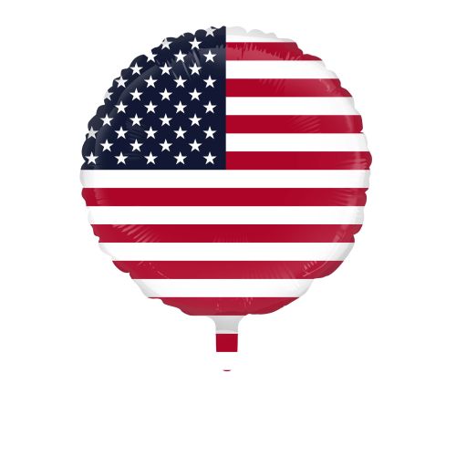 Folieballon Amerikaanse Vlag 46cm