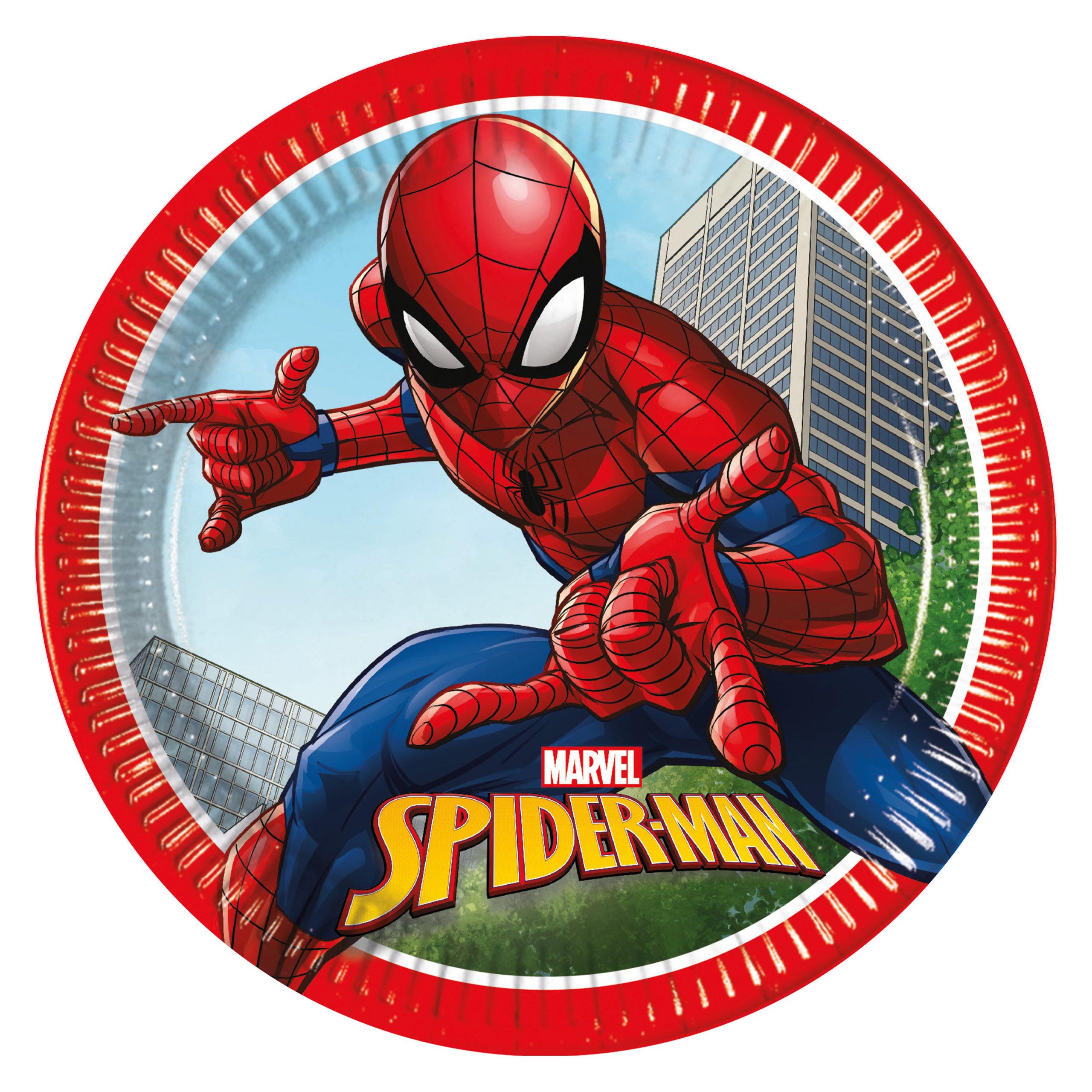 8st Bordjes Spiderman 23cm FSC