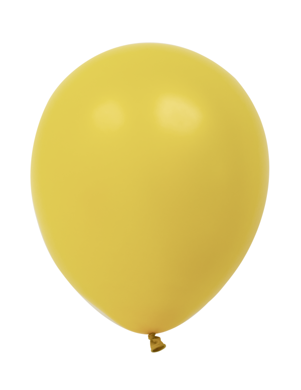 10st Pastel Ballonnen 12" Okergeel-014