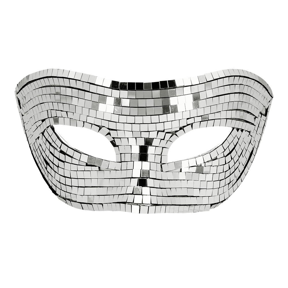 Oogmasker Disco Spiegels Zilver