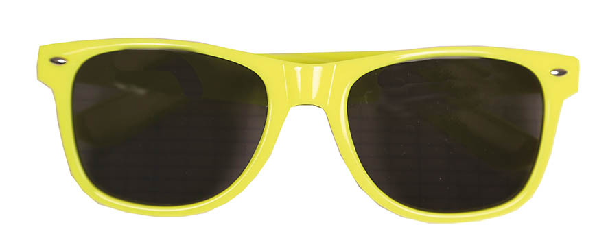 Zonnebril Fluor/Neon Geel