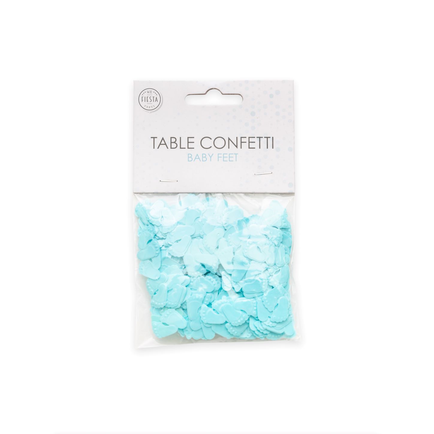 Sier-Confetti Voetjes Blauw 14gram