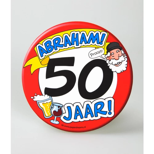 Bierviltjes 50 jaar Abraham 6stuks