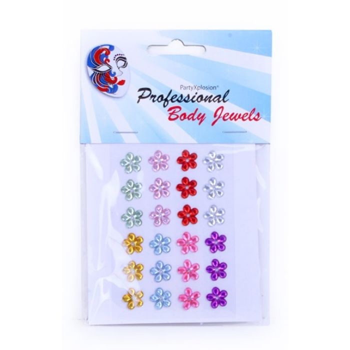 Body Jewels/Strass Stenen Bloemen Assortiment