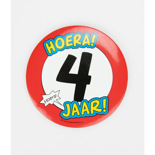 Button XL 4 jaar