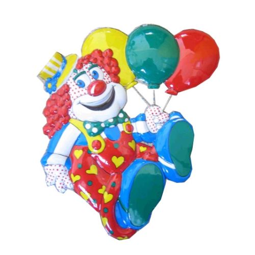 Clowns Deco Clown met Ballonnen