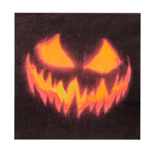 Servetten Creepy Pumpkin 33x33cm 20stuks