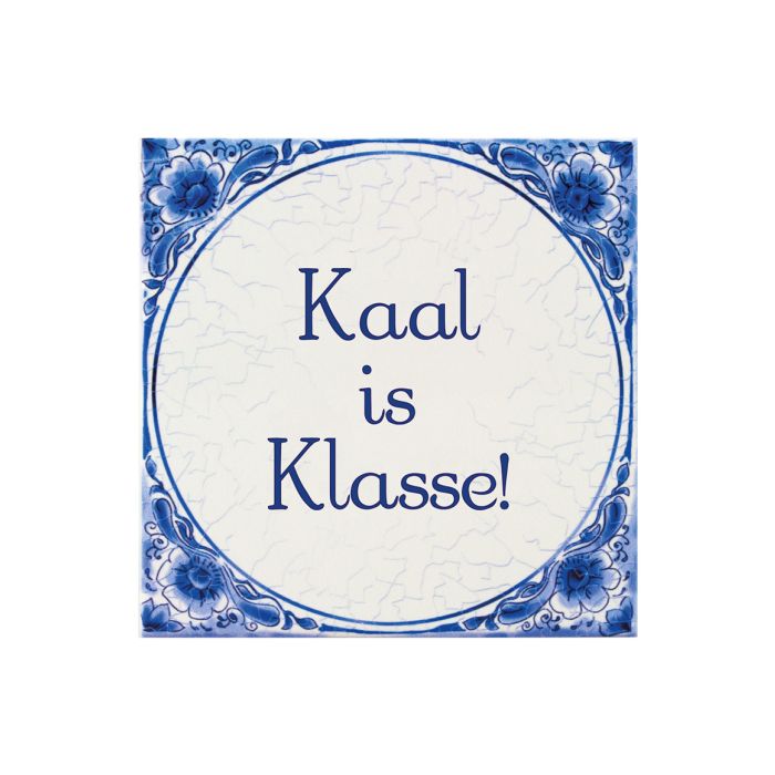 Tegeltje Delfts Blauw - Kaal