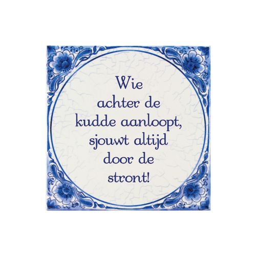 Tegeltje Delfts Blauw - Kudde