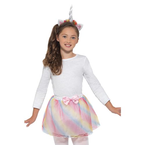 Verkleedset Eenhoorn Multicolor Tutu en Diadeem