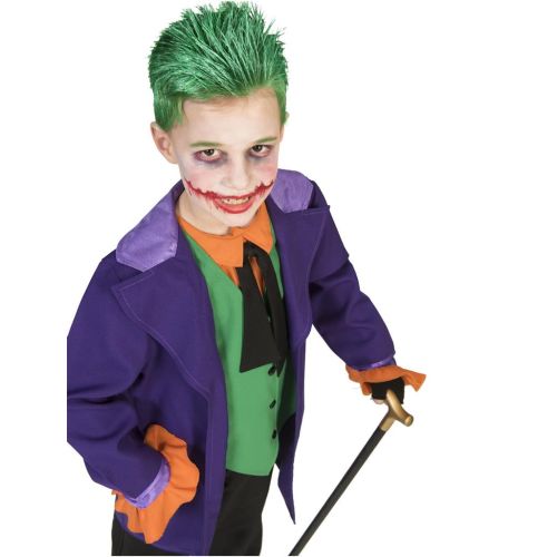 Kostuum The Joker Paars Jongen