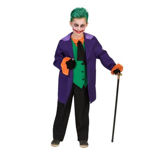 Kostuum The Joker Paars Jongen