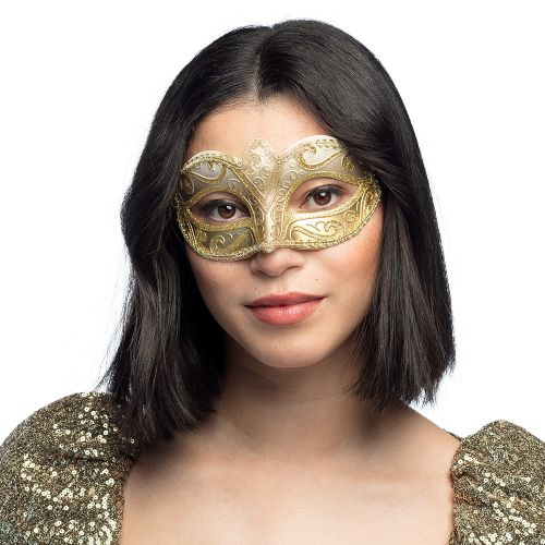 Oogmasker Venetiaans Felina Goud