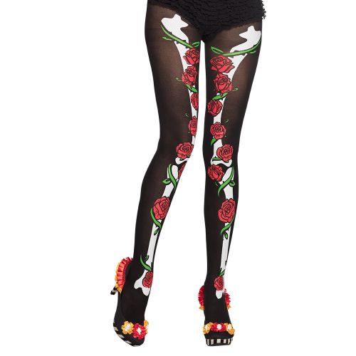 Panty La Muerte Botten met Rozen