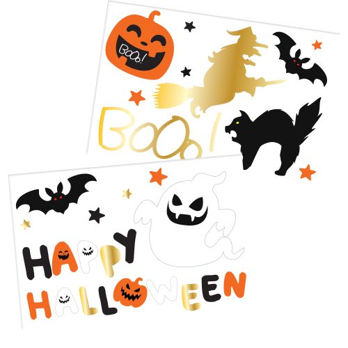 Raamstickers Halloween 18stuks