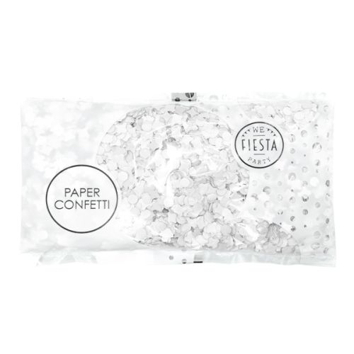 Confetti Wit 1cm 100gram