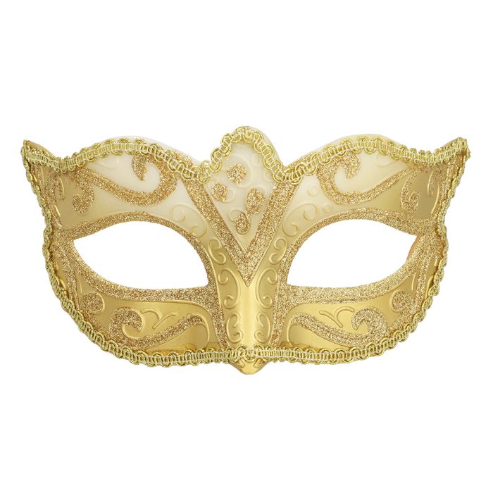 Oogmasker Venetiaans Felina Goud